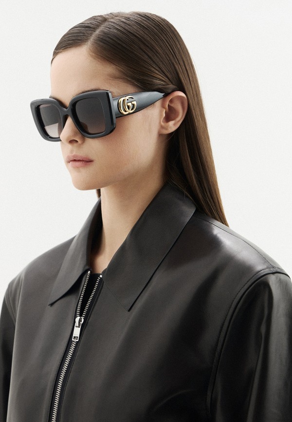 Очки солнцезащитные Gucci GG1975S 002, цвет: черный, RTLAEY460801