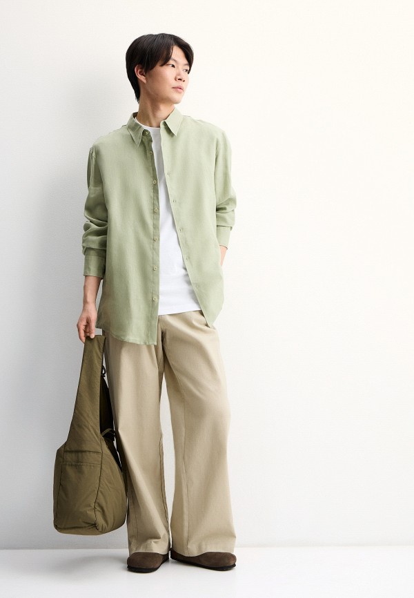 Uset Брюки - на резинке из смеси льна с хлопком - фото 2