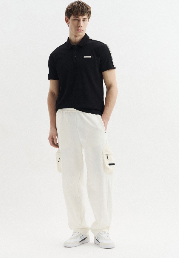 EA7 Поло - TRAIN LOGO SERIES M POLO CO TAPE - фото 2