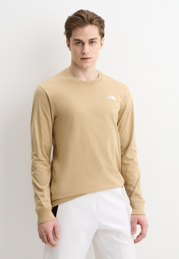Лонгслив The North Face M EVO SD REG LS TEE, цвет: бежевый