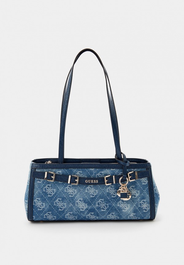 Guess Сумка джинсовая и брелок - DOVIE GFRIEND SHOULDER SATCHEL - фото 1