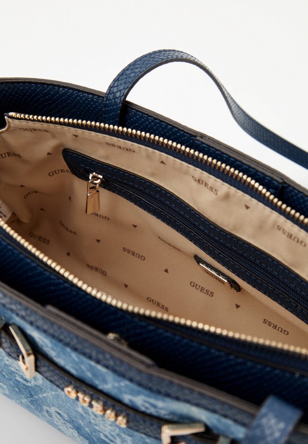Guess Сумка джинсовая и брелок - DOVIE GFRIEND SHOULDER SATCHEL - фото 4