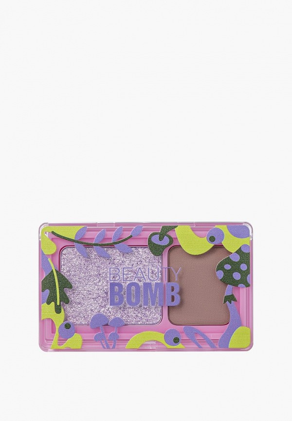 Beauty Bomb Палетка теней из 2 цветов - с матовым и сияющим финишем - фото 1