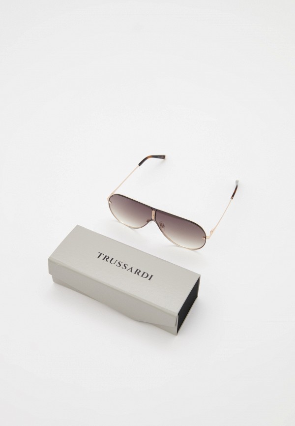 Очки солнцезащитные Trussardi TSM3054 04A, цвет: зеленый