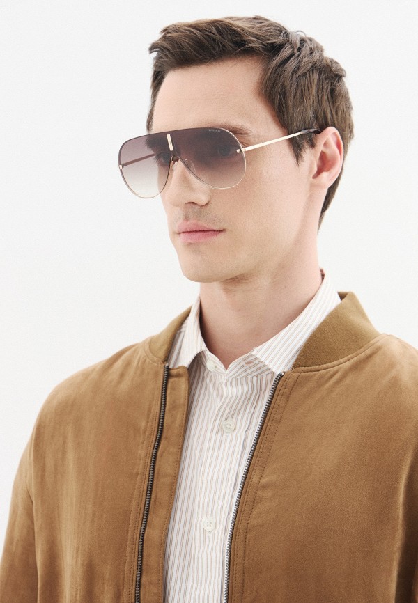 Очки солнцезащитные Trussardi TSM3054 04A, цвет: зеленый