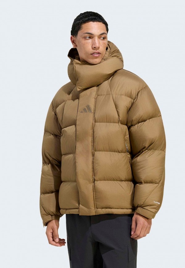 Пуховик adidas XPL PUFFER JKT, цвет: горчичный, RTLAFK897101