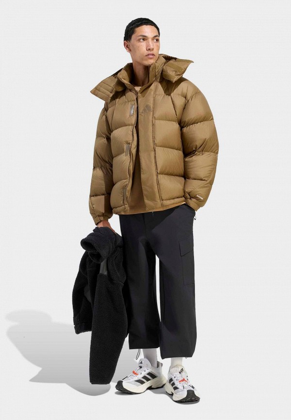 Пуховик adidas XPL PUFFER JKT, цвет: горчичный, RTLAFK897101