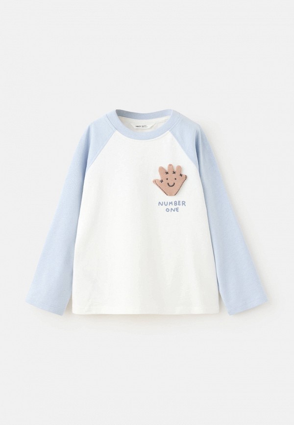 Лонгслив Mango Kids LEGENDB, белый