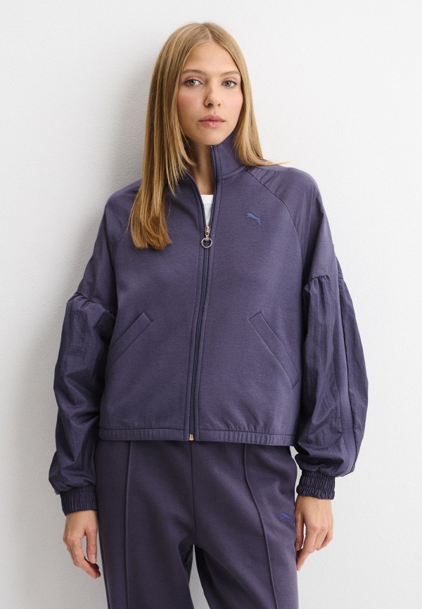 hope Олимпийка PUMA HER Full-Zip Relaxed DK Jacket, цвет: фиолетовый