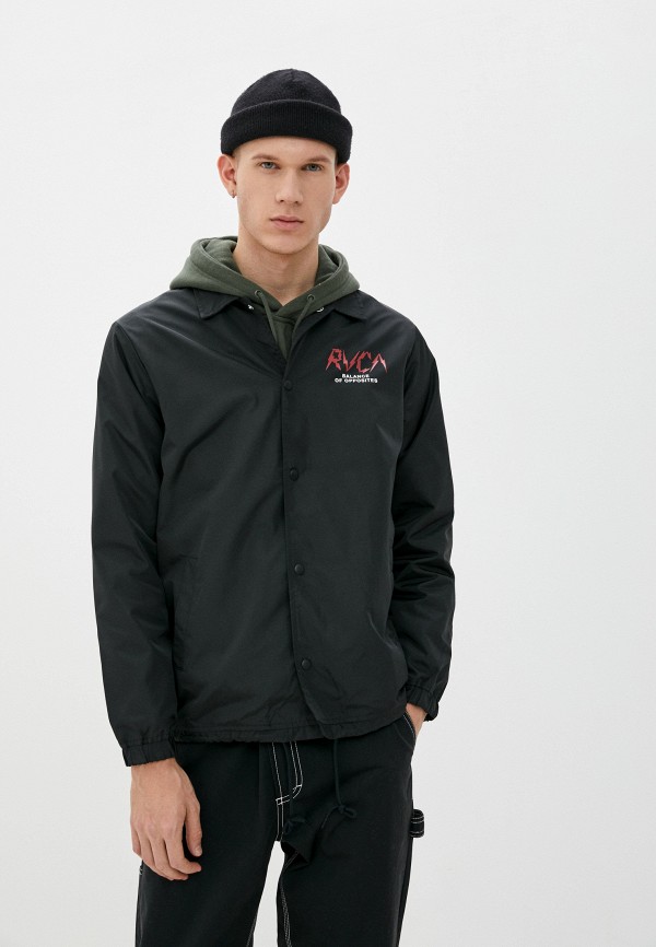 Куртка RVCA BERNI COACHES JACKET, цвет: черный, RV002EMLZGZ2