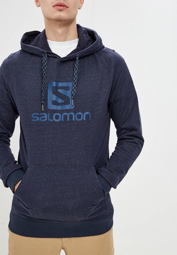 salomon logo hoodie m