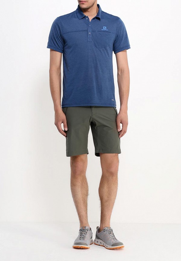 Salomon Поло - EXPLORE POLO M Midnight Blue - фото 2