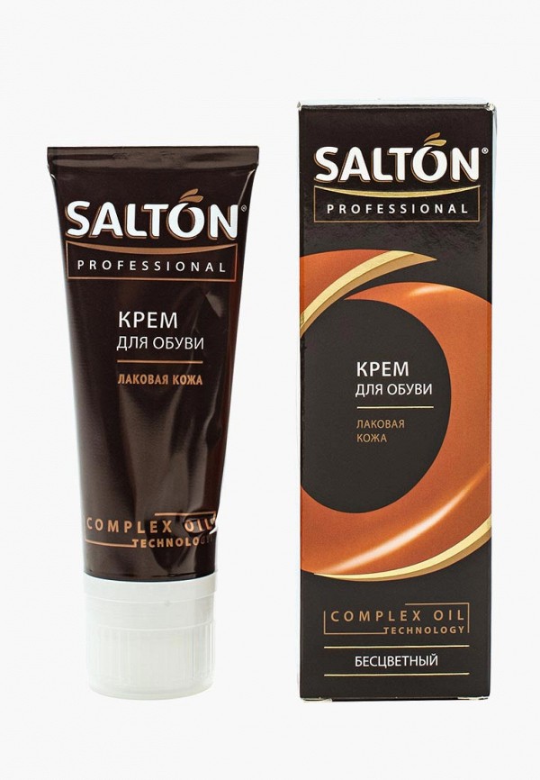 Крем для обуви Salton Professional для лаковой кожи, бесцветный, 75 мл ...