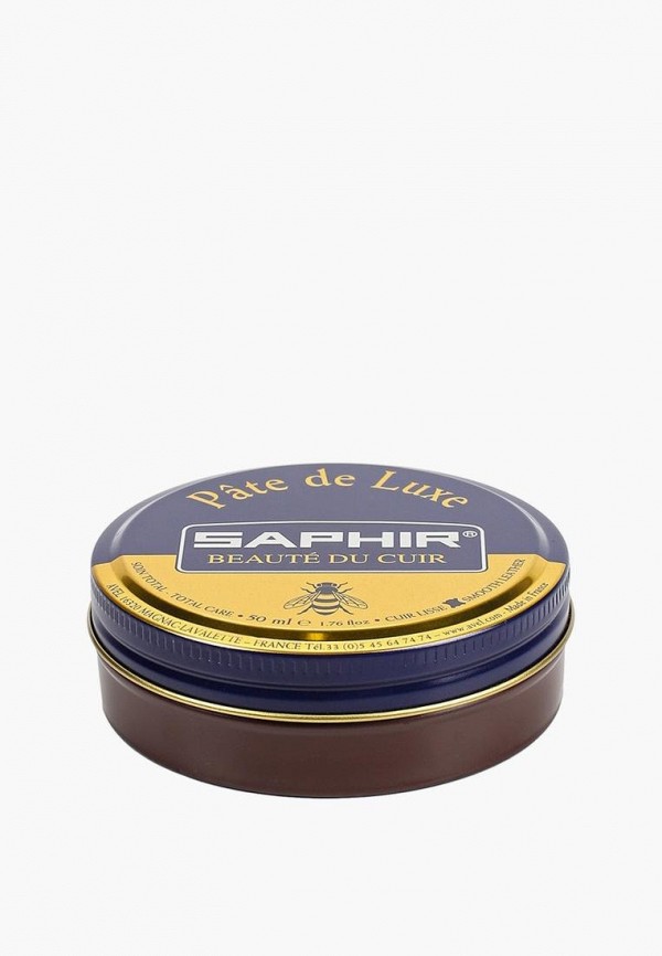 Saphir Крем для обуви - Pate de luxe, средне-коричневый, 50 мл - фото 1