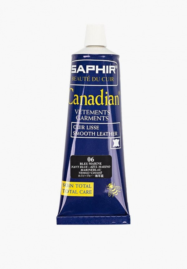 Saphir Крем для обуви Canadian, темно-синий, 75 мл