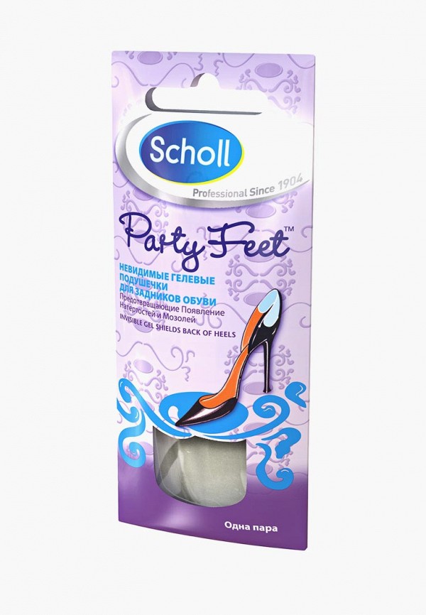 Scholl Вкладыши - Невидимые гелевые подушечки, предотвращающие появление натертостей и мозолей, для задников обуви 1 пара - фото 1