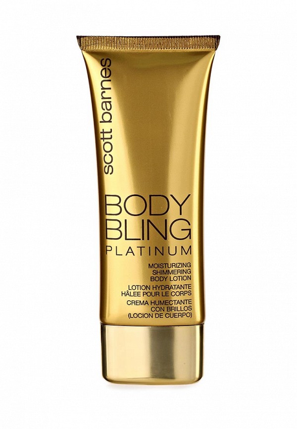 Scott Barnes Лосьон для тела - Body Bling Platinum шиммер 120 мл. - фото 2