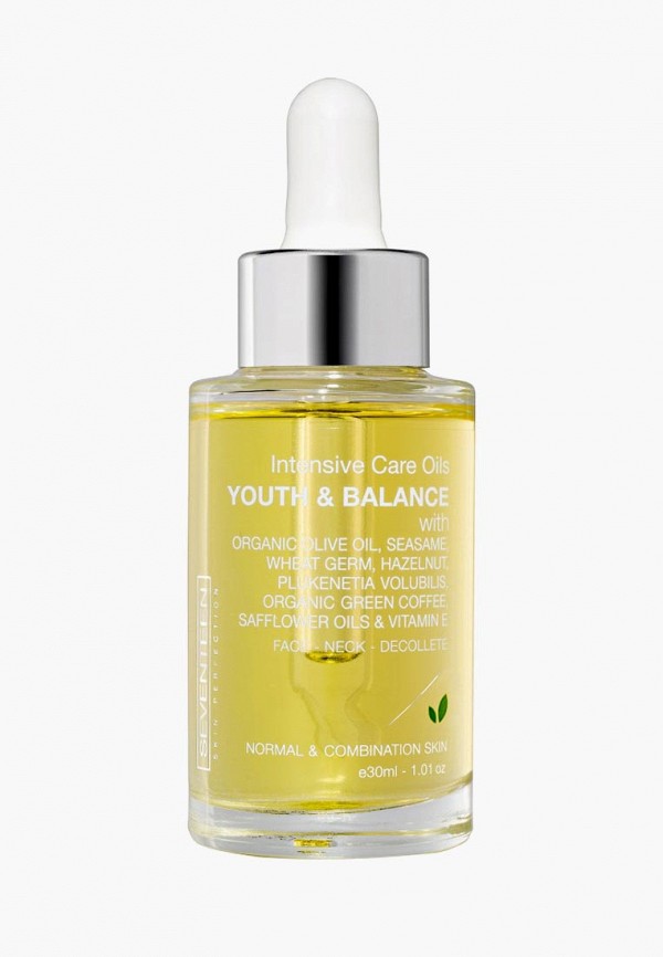 Seventeen Масло для лица - для интенсивного ухода Intensive care oils youth and balance 30 мл. - фото 1