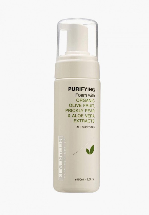 Seventeen Пенка для умывания - Очищающая с экстрактом оливок, опунции, Алоэ Вера Purifying Foam, 150мл - фото 1