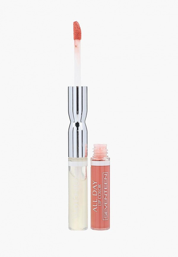 Помада жидкая Seventeen ALL DAY LIP COLOR & TOP GLOSS, 2в1 помада ...