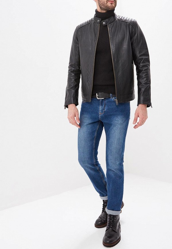 Selected Homme Куртка кожаная - фото 2