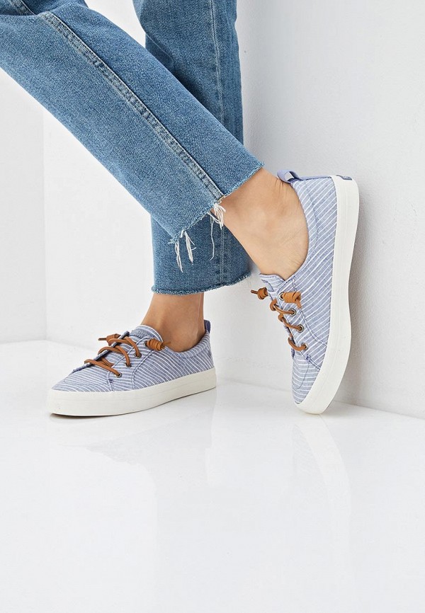 Sperry crest 2024 vibe chambray stripe