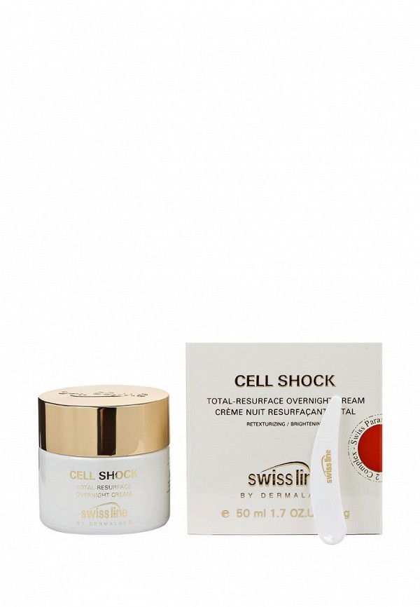 Swiss Line Крем для лица ночной - CELL SHOCK полирующий энзимный, 50 мл - фото 1