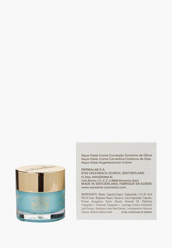 Swiss Line Крем для кожи вокруг глаз - FORCE VITALE Аква Виталь корректирующий, 15 мл - фото 2