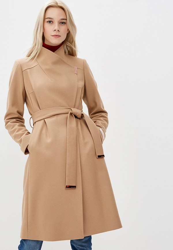 Trench Coat Ted Baker Coats 2019 Wool Wrap Coat Camel Drytaa Ted