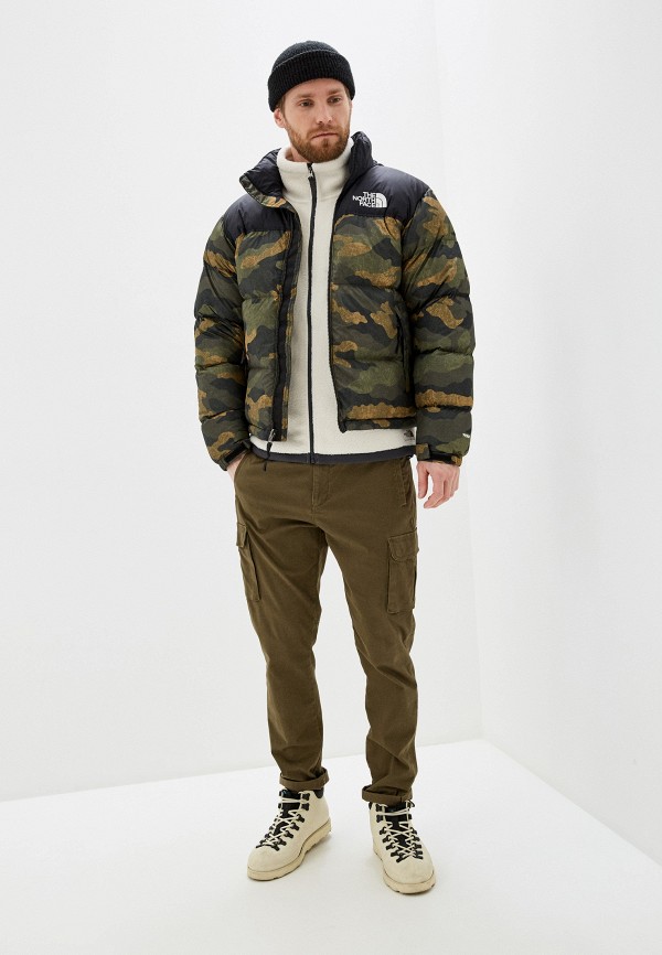 Пуховик The North Face M 1996 RETRO NUPTSE JACKET, цвет: хаки, TH016EMIIWQ8  — купить в интернет-магазине Lamoda