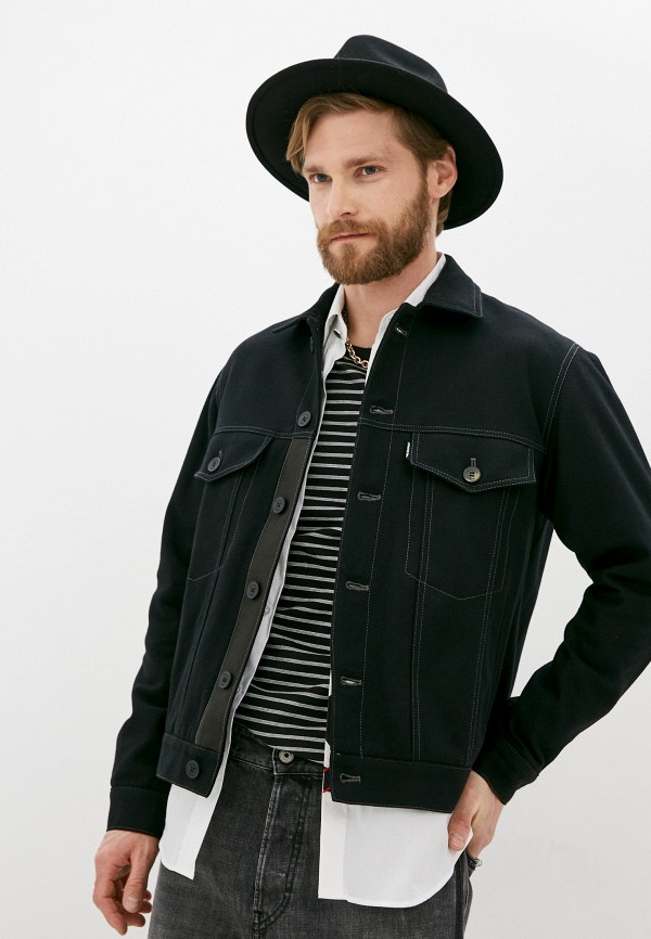 The Kooples Куртка джинсовая - BLACK - фото 1