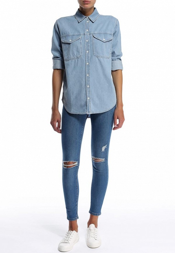 Topshop Рубашка джинсовая - фото 3