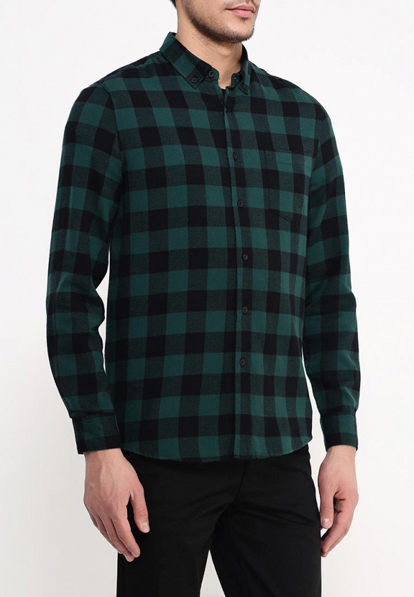 Рубашка Topman, цвет: зеленый, TO030EMHTW97 — купить в интернет ...