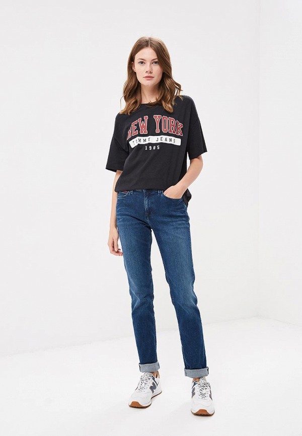 Tommy Jeans MID RISE STRAIGHT TJ 1985 FRDBST
