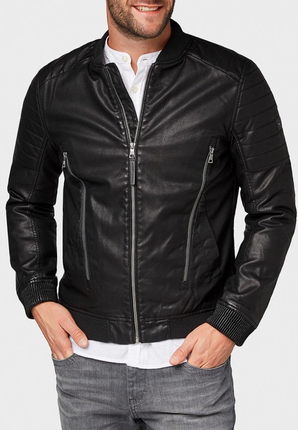 Tom Tailor Куртка кожаная - фото 4