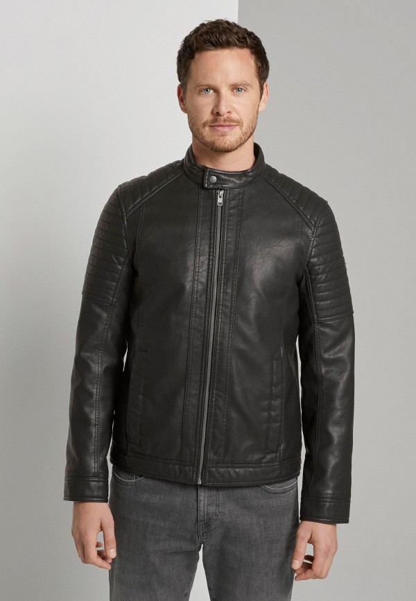 Tom Tailor Куртка кожаная - фото 1