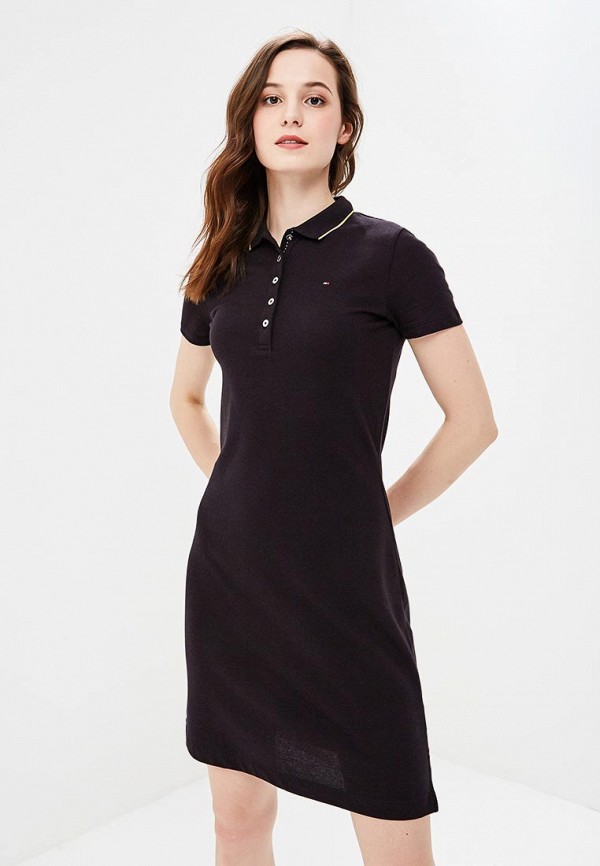 Платье Tommy Hilfiger, цвет: черный, TO263EWBICE1 — купить в  интернет-магазине Lamoda