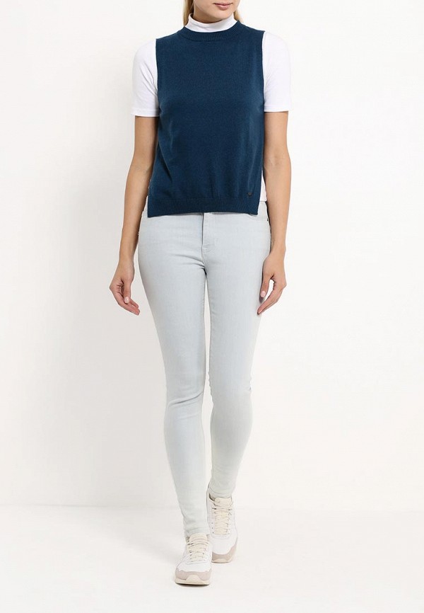 Жилет Tom Tailor Denim, цвет: синий, TO793EWKRN44 — купить в интернет ...
