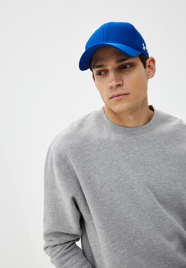 Бейсболка Under Armour Men's Blank Blitzing Cap, цвет синий