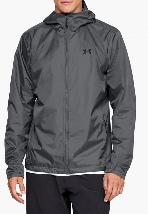 Ветровка Under Armour UA Forefront Rain Jacket, цвет: серый ...