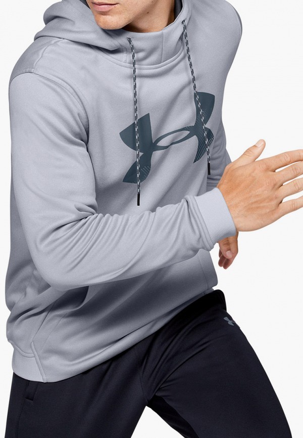 Худи Under Armour AF PO Hoodie Big Logo Graphic, цвет: серый, UN001EMFRRL5  — купить в интернет-магазине Lamoda