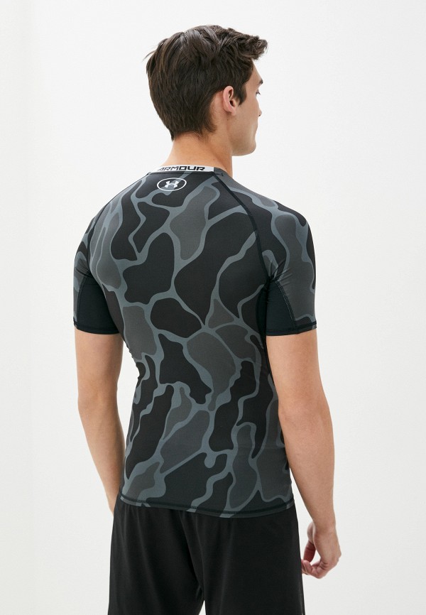 Футболка компрессионная Under Armour UA HG ARMOUR SS NOV, цвет: серый ...