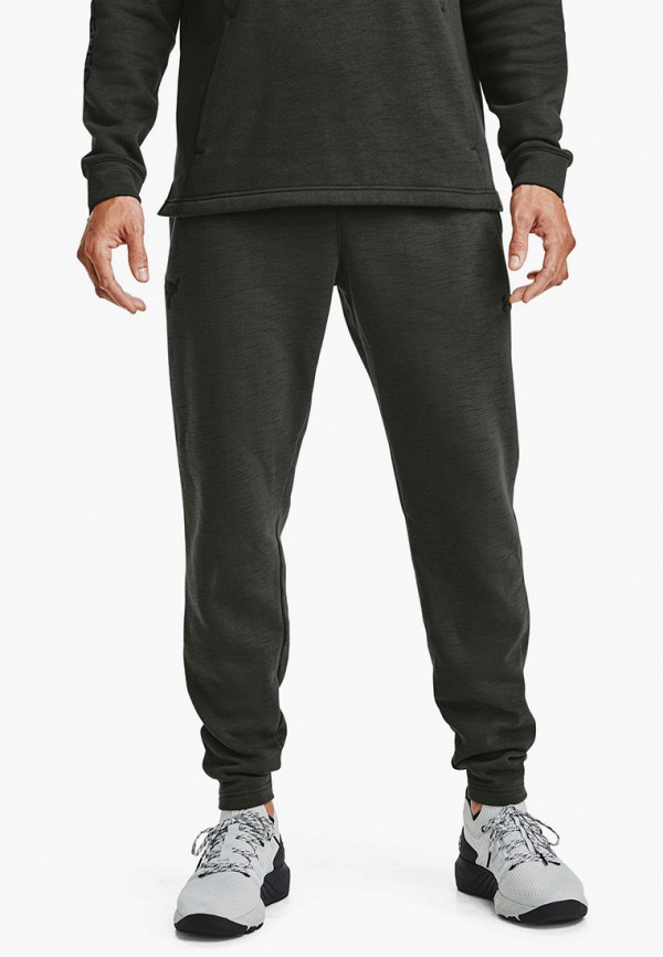 Брюки спортивные Under Armour UA PJT ROCK CC FLEECE PANT, цвет: зеленый,  UN001EMLMKY6 — купить в интернет-магазине Lamoda