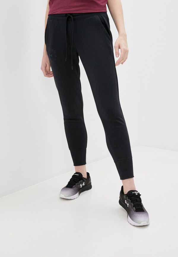 under armour women's rival fleece metallic jogger pants