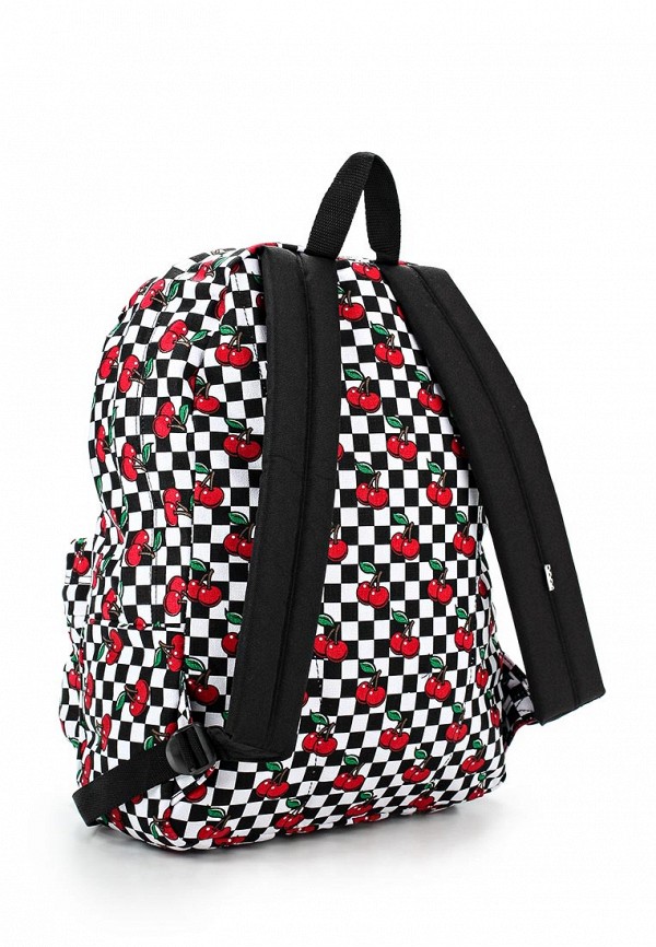 vans cherry checkered backpack