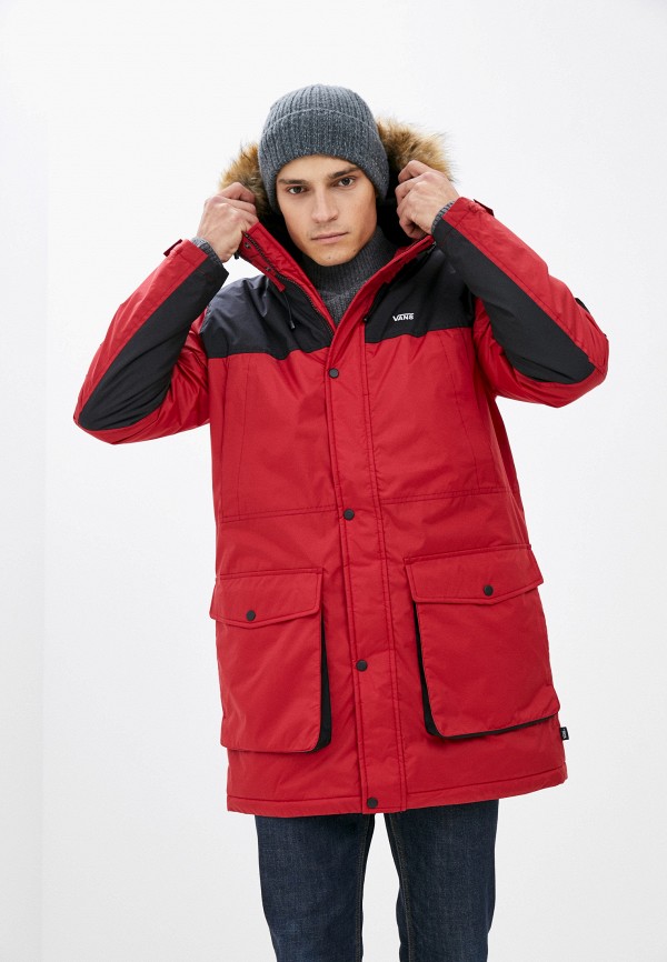 Куртка утепленная Vans MN SHOLES MTE, цвет: красный, VA984EMKJLD5 — купить  в интернет-магазине Lamoda