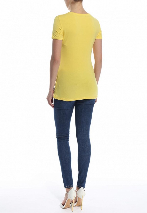 Футболка Versace Jeans, цвет: желтый, VE006EWDUL94 — купить в интернет ...