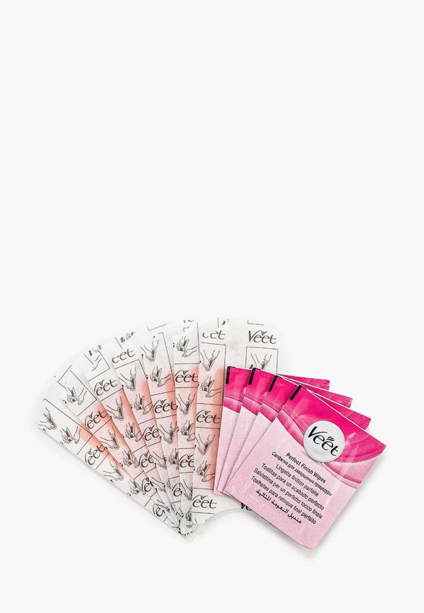 Veet Воск для депиляции - для чувствительных участков тела, бикини, подмышек с ароматом бархатной розы и эфирными маслами, 14 шт. - фото 2