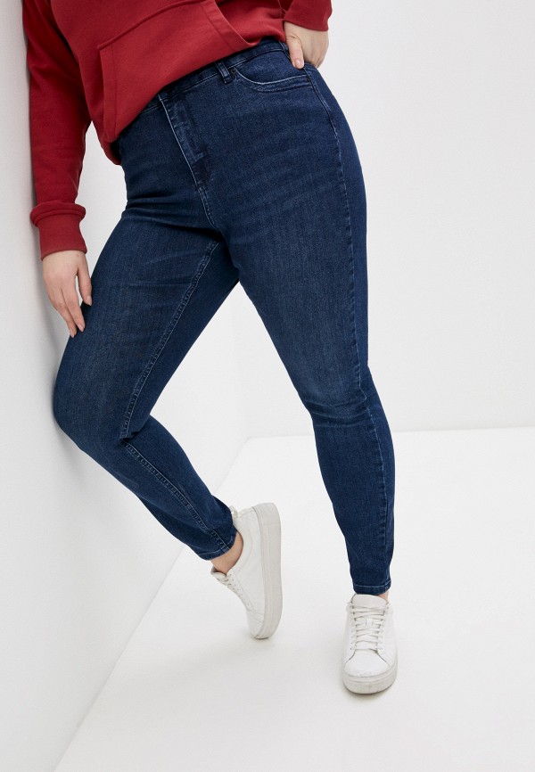 Vero Moda Curve Джинсы - VMLORAEMILIE HW DB JEANS - фото 1