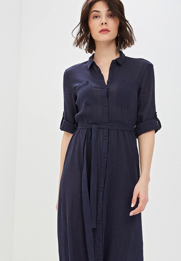 Платье Vero Moda, цвет: синий, VE389EWECWG9 — купить в интернет ...